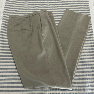 H&m LINEN LOOK POLY BLEND ECRU WORK, DRESS, CASUAL PANTS, POCKETS, SZ 10